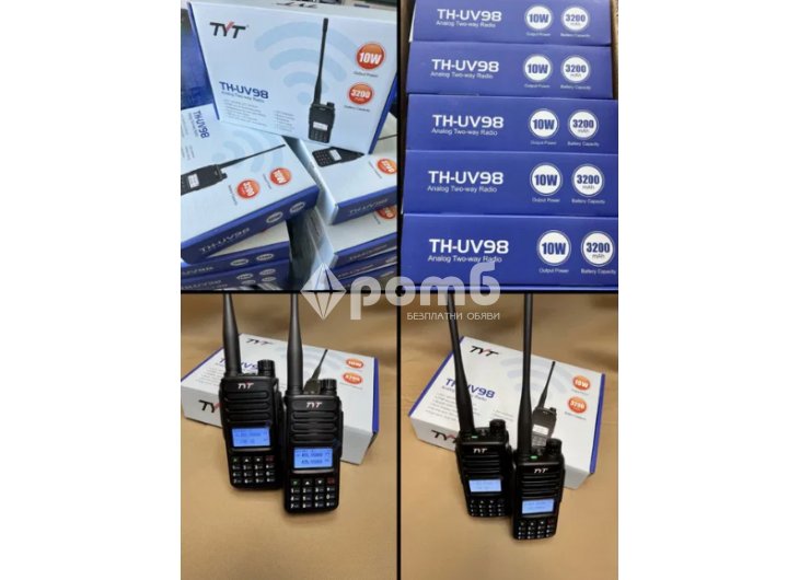 Радиостанция TYT THUV98 walkie talkie radiostation радио уоки токи-10