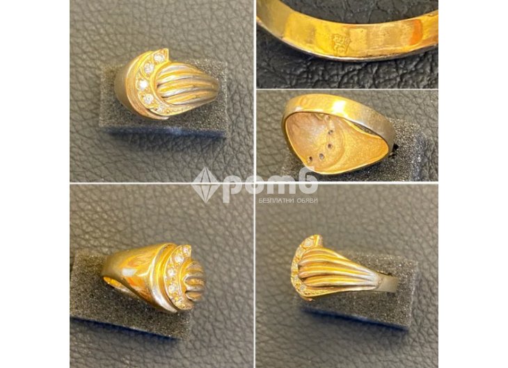 Златни пръстени ланче обеци 14k 585 gold zlato zlatni zlatna obeci-9