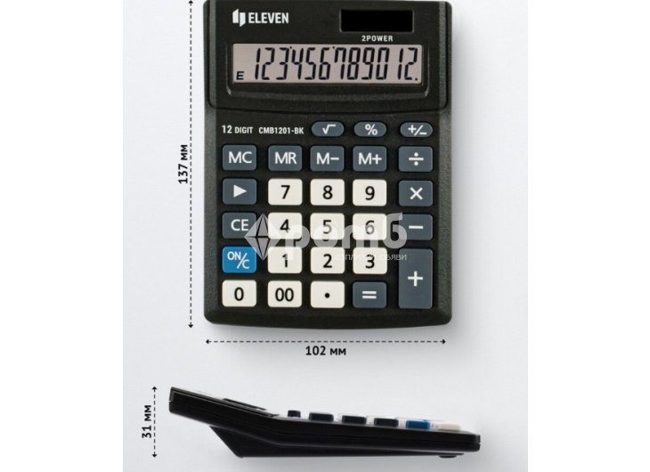 Калкулатор Eleven office CMB1201BK 12 digits-4