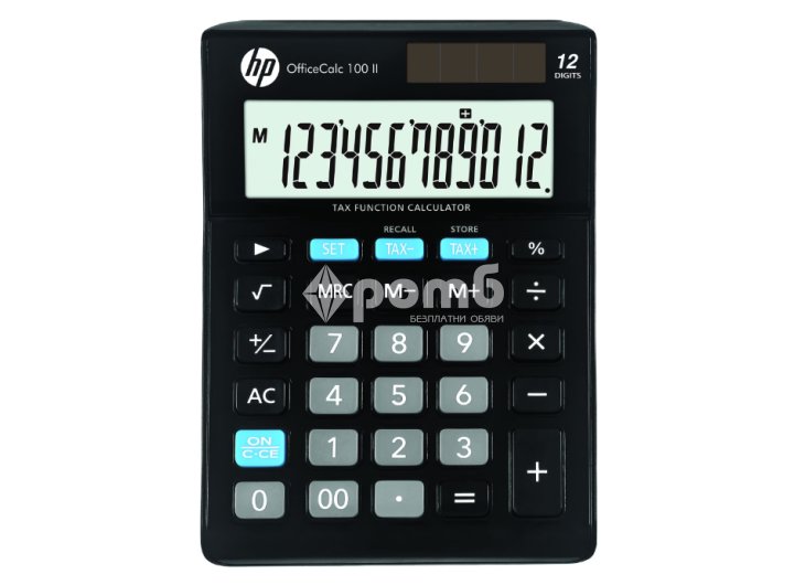 Настолен калкулатор HP модел Office calc 100 II 12 разряда черен-1