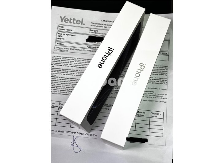 Apple iphone 16 pro 256 Чисто нови запечатани гаранция yettel-4