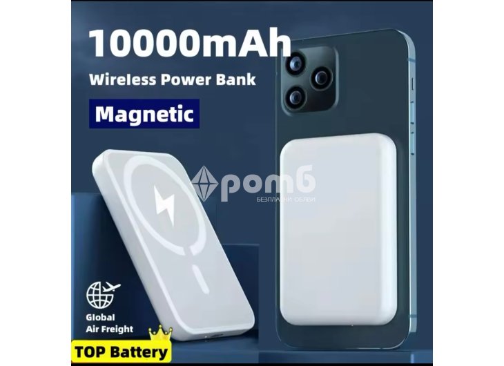 Magsafe Magnetic батерия charging power bank 6000 магнитна -1