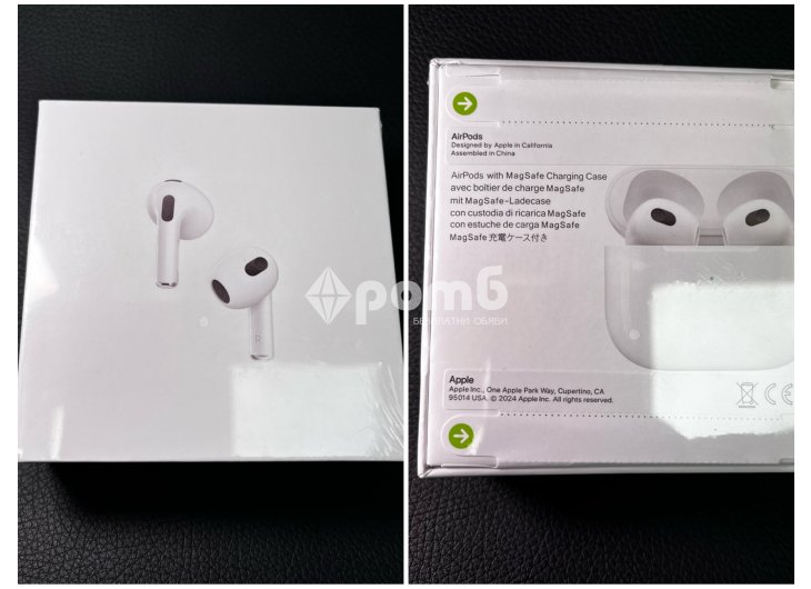 Apple Air Pods 3 nd Gen последен модел Запечатани MME73ZM-1